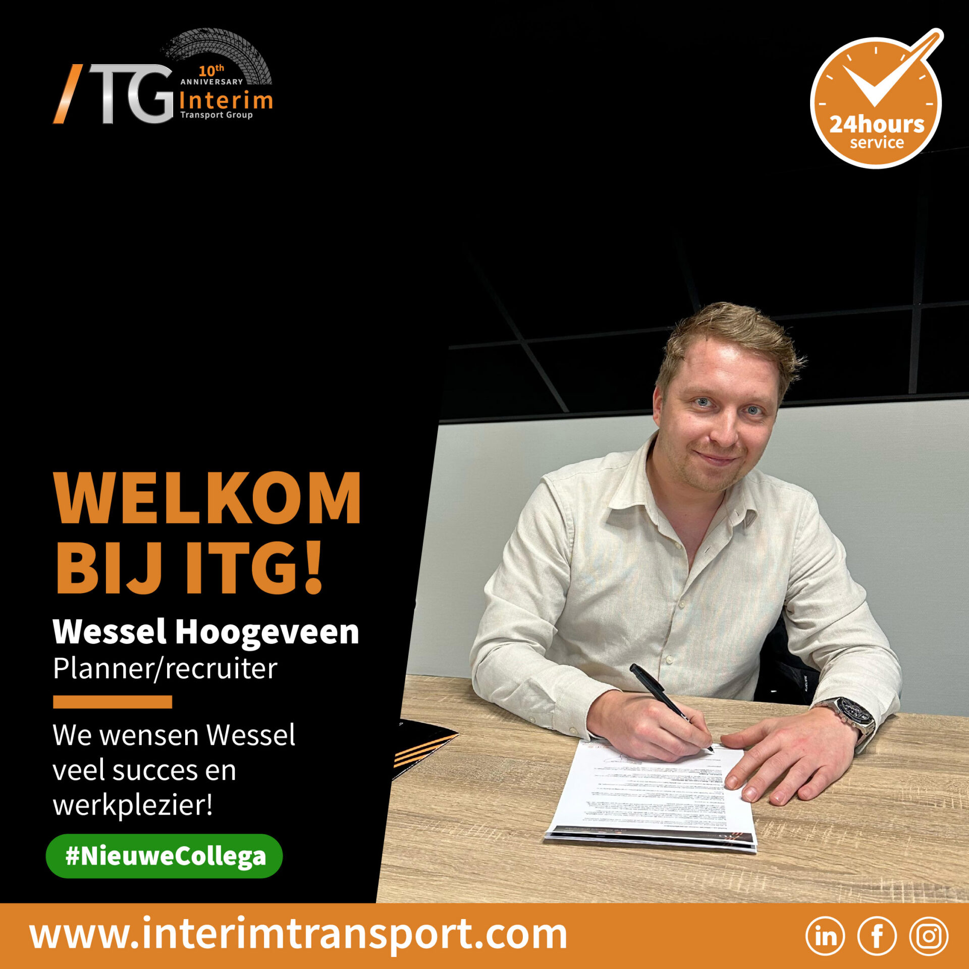 Welkom bij ITG, Wessel!