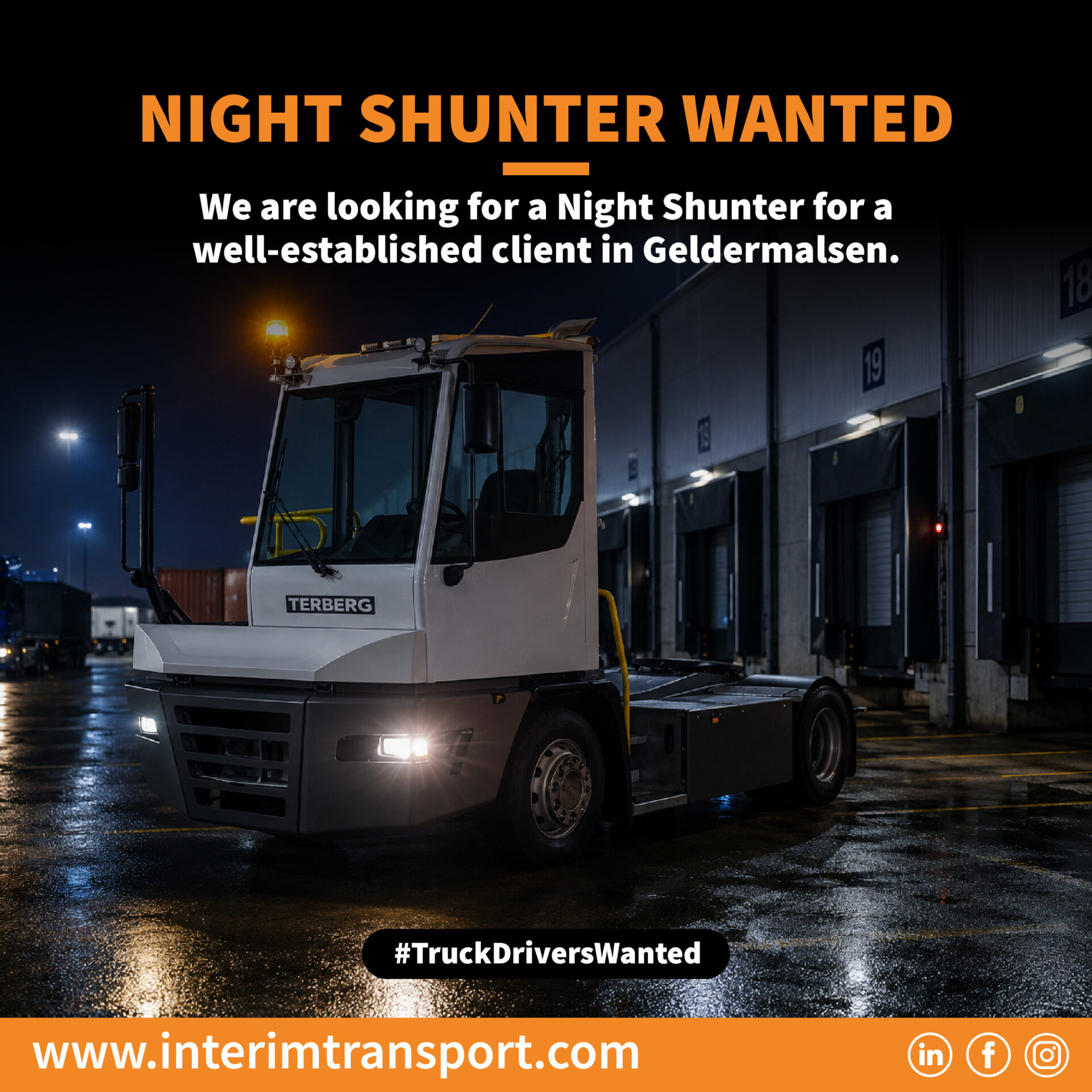 NIGHT SHUNTER WANTED – GELDERMALSEN